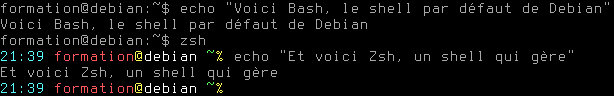 Bash et Zsh