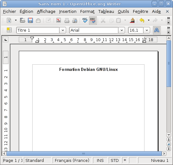 Writer, le traitement de texte d'OpenOffice.org